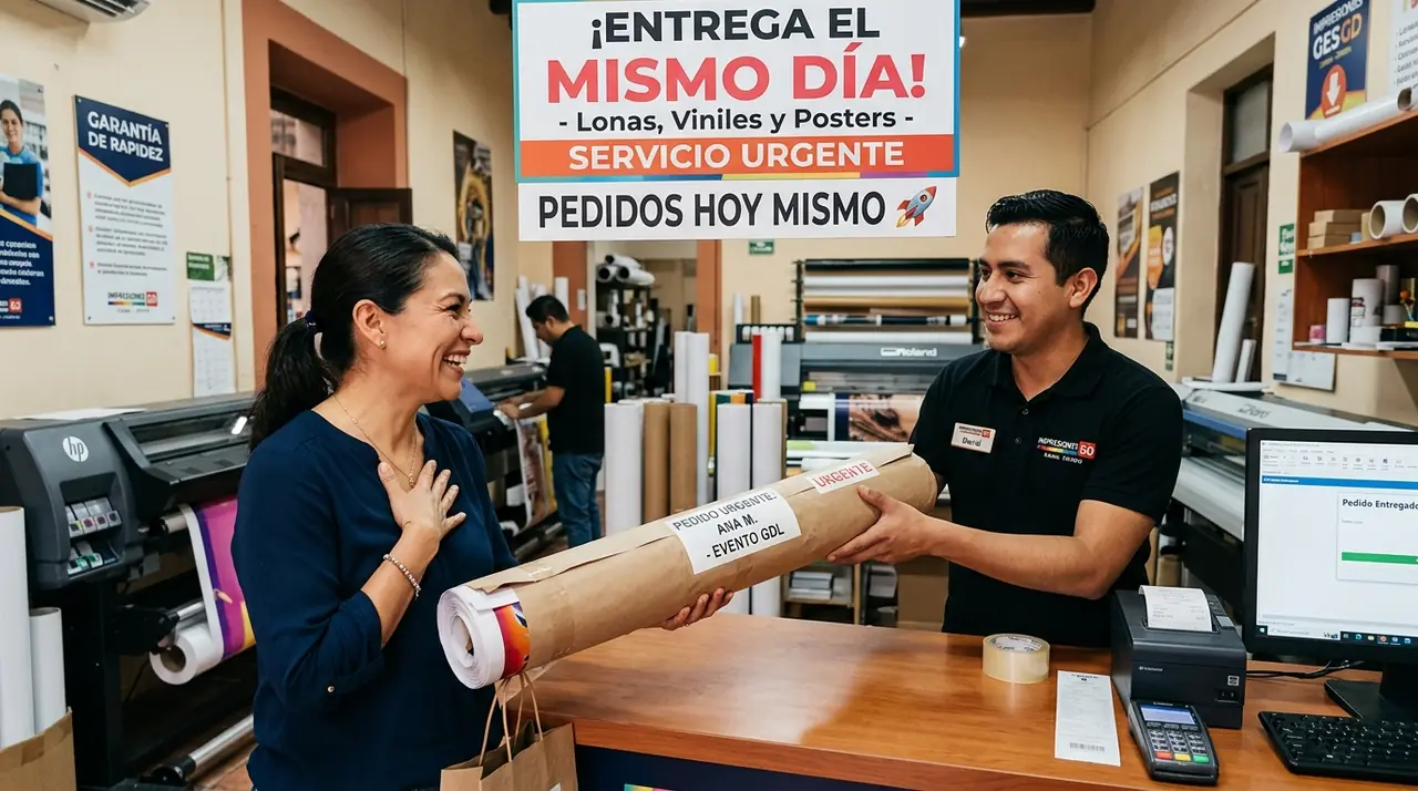 Impresion Urgente Mexico Servicio Express — especialista en impresión en taller — Imagen y Color GR