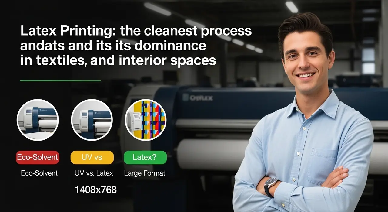 Impresión Látex: el proceso más limpio y su dominio en textiles y espacios interiores