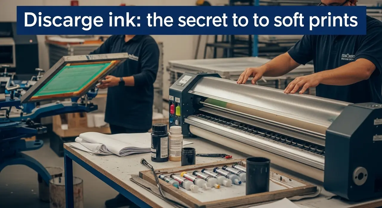 Tinta Discharge: El Secreto de los Estampados Suaves en Telas Oscuras