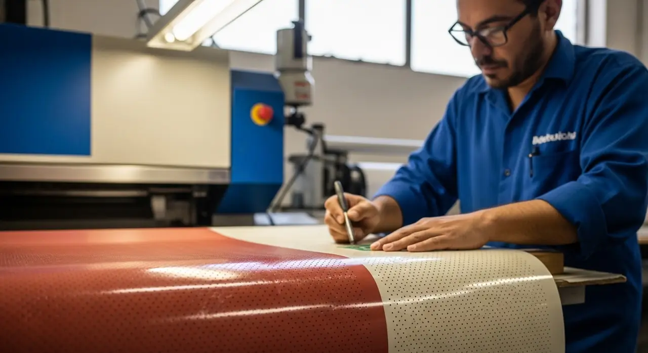 ¿Cómo Funciona el Vinil Microperforado?