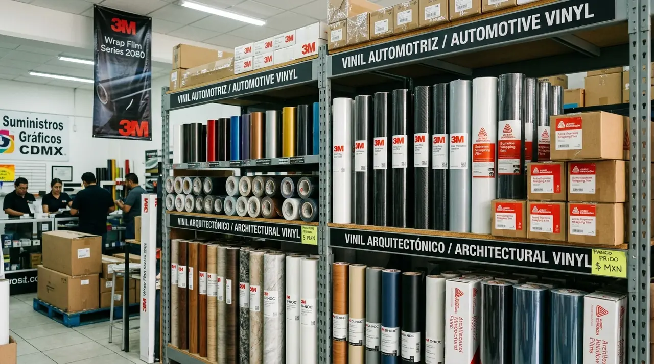 Materiales Rotulacion Negocios Acrilico Vinil — proceso técnico de impresión — Imagen y Color GR