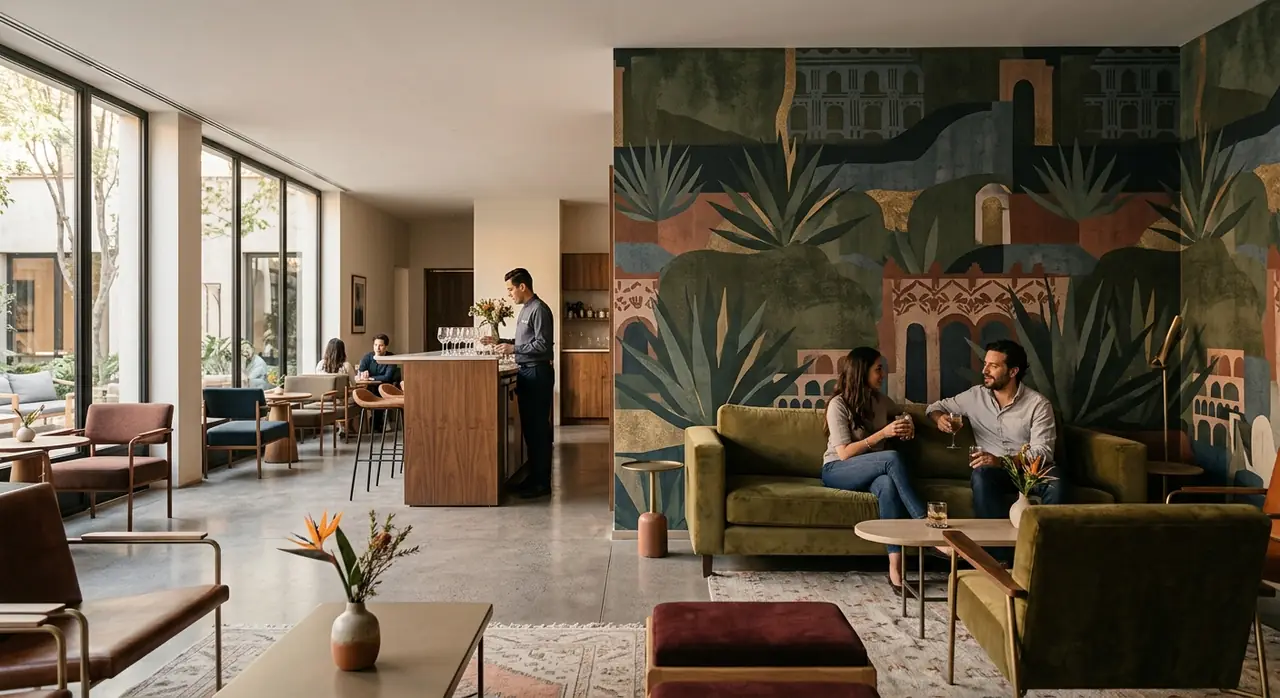 ¿Por qué el papel tapiz personalizado transforma la identidad de restaurantes y hoteles?