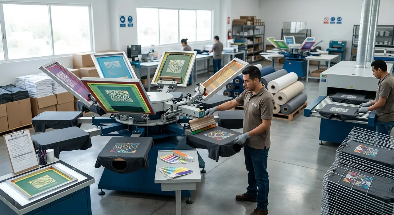 Por Qué la Serigrafía Textil para Exportación Requiere un Enfoque Especializado